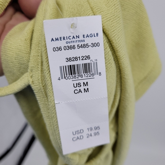 American Eagle Outfitters Womens Yellow Keyhole Cami Top Size M - Picture 13 of 16
